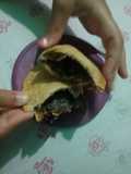 Empanadillas rellenas de dulce de cambur