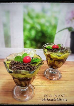 Foto resep Es Alpukat sederhana