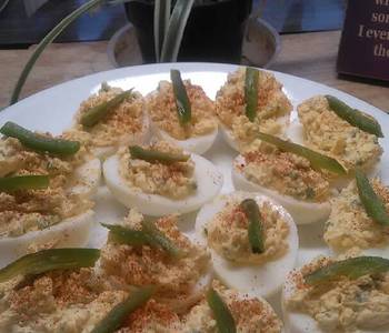 Best Recipe Brads jalapeo cheddar deviled eggs Delicious and Healthy