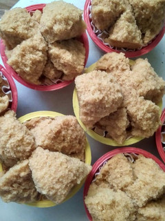 Foto resep Bolu Kukus Gula Merah Merekah Indah 😍