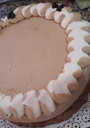 Una foto de Crema moka (relleno/decoración)