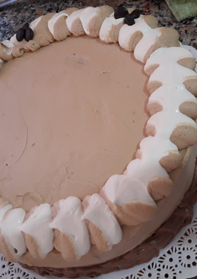 Una foto de Crema moka (relleno/decoración)