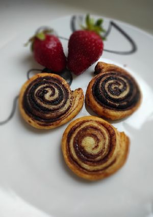 Mini Leveles kakaós, fahéjas csiga (vegán, cukormentes) recept fotója