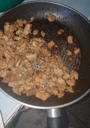 A picture of Chicken filling.