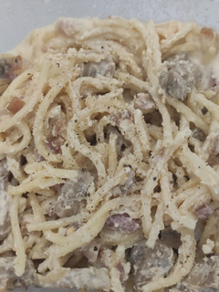 Una foto de Pasta a la carbonara