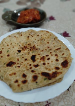 A picture of Sattu Paratha.