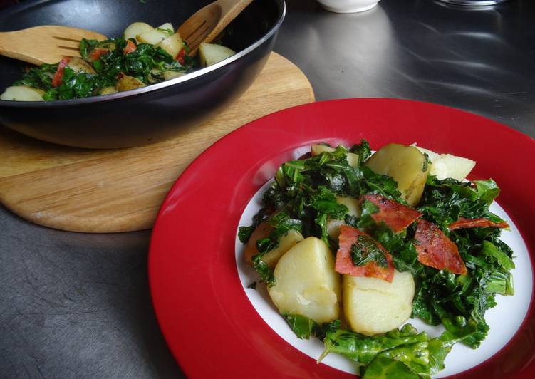 Step-by-Step Guide to Prepare Speedy Kale, New Potato & Chorizo Salad