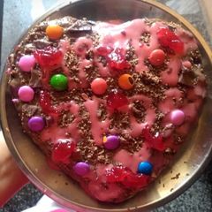 A picture of Chocolate biscuit cake.