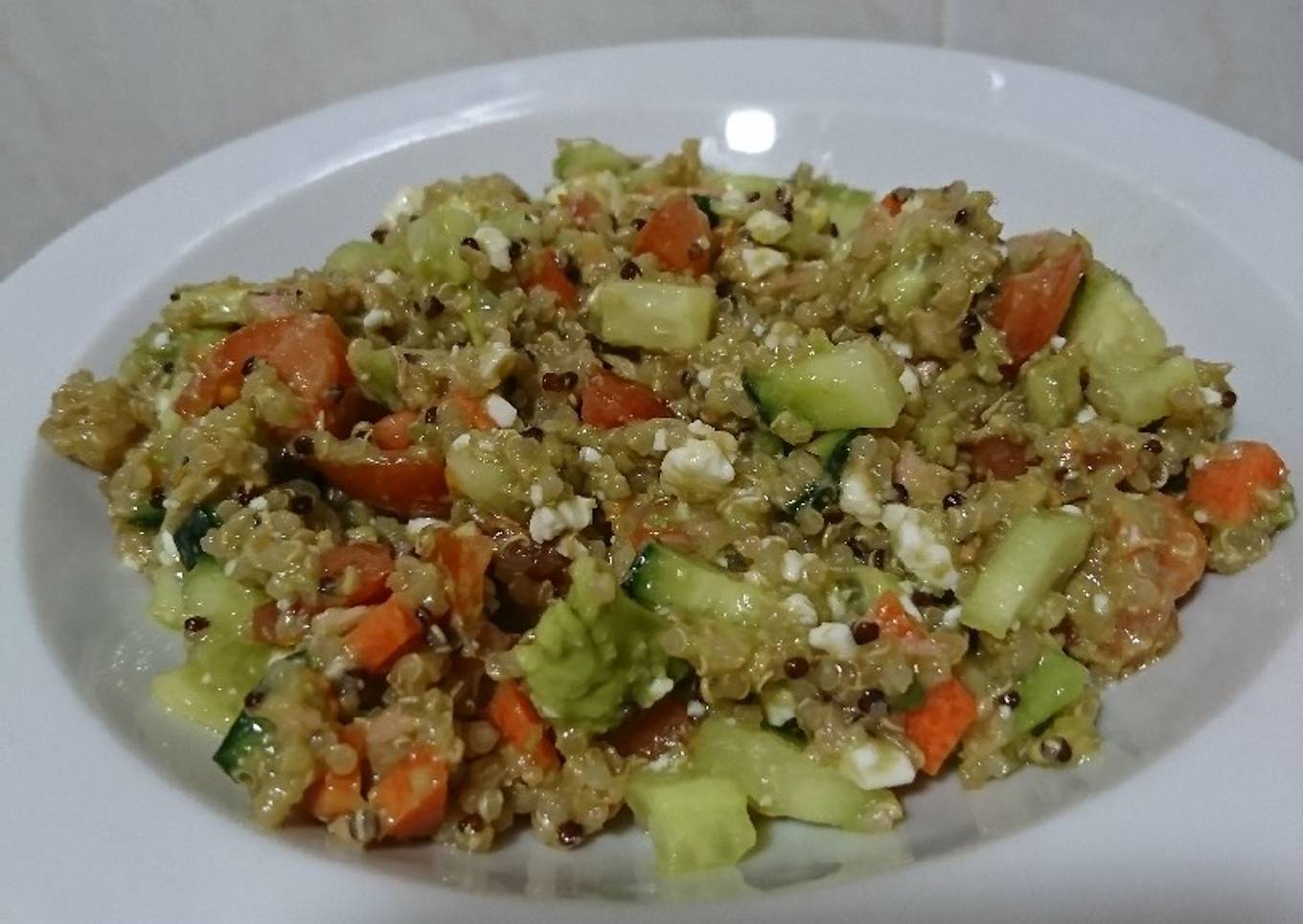 Ensalada de Quinoa y aguacate