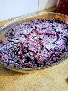 Una foto de Clafoutis de frutos rojos