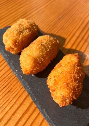 Una foto de Croquetas de jamón ‘aprobadas por Chicote’