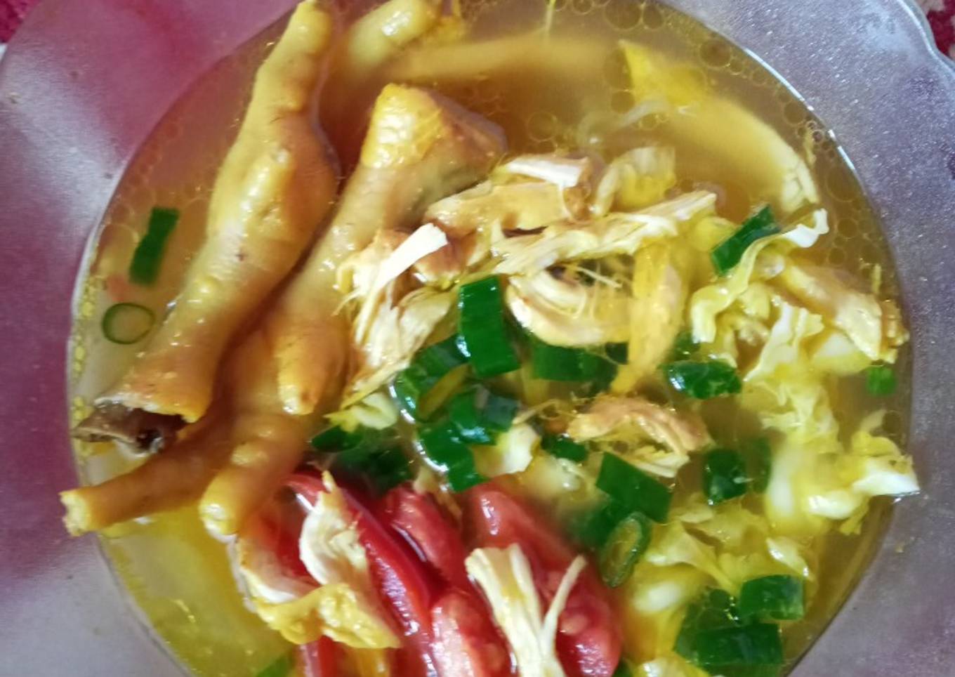 Soto ayam ceker