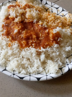 Shinkafa da miya ainihin hoton girkin