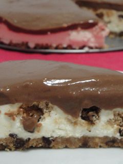 Una foto de Vídeo Cheesecake de chips ahoy y Nesquik sin horno