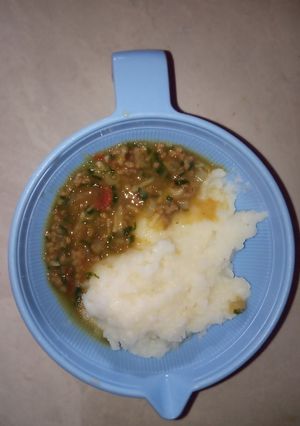 Foto resep Mpasi Gio 7+ tongseng sapi bayam
