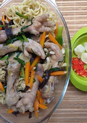 Foto resep Mie Siram Ceker Ayam