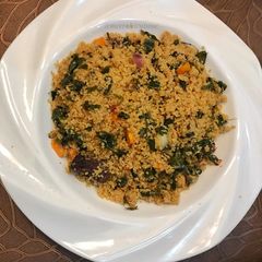 A picture of Dambun cous cous.
