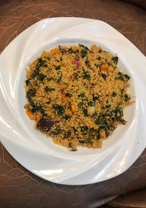 A picture of Dambun cous cous.