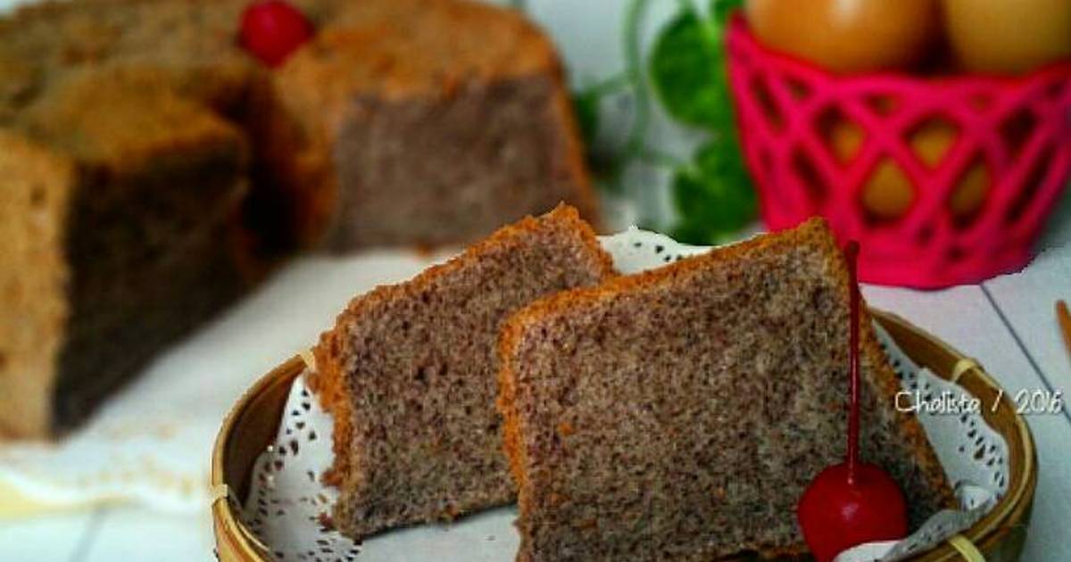  Resep  Chiffon  cake ketan  hitam  oleh Chalistaa Kitchen 
