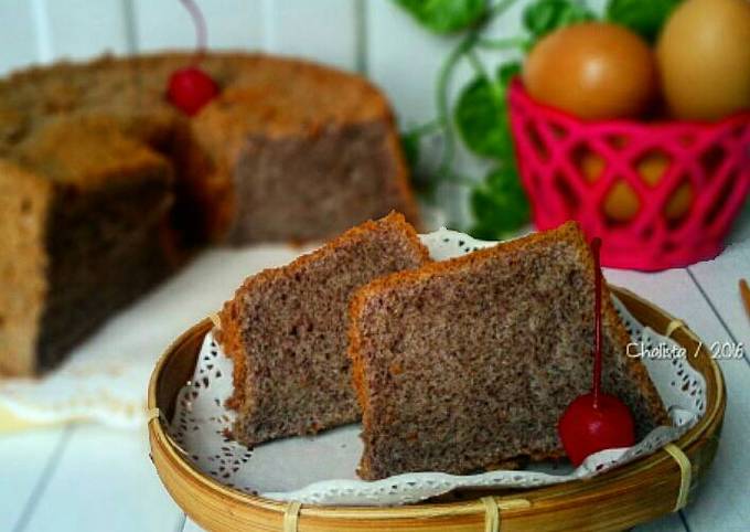 Resep Chiffon  cake ketan  hitam  oleh Chalistaa Kitchen 