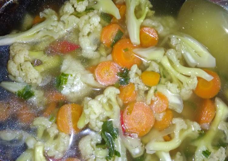 Resep Sayur sop mirip capcai 😀 Enak dan Antiribet