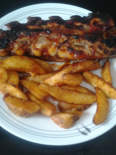 Una foto de Costillas barbacoa