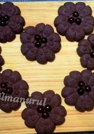 Foto resep Semprit cokelat yang nyoklat banget