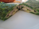 Arrollado de espinaca
