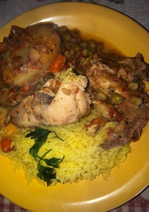 Una foto de Pollo con arroz 😋