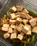 Tofu con verduras (idea para tupper)