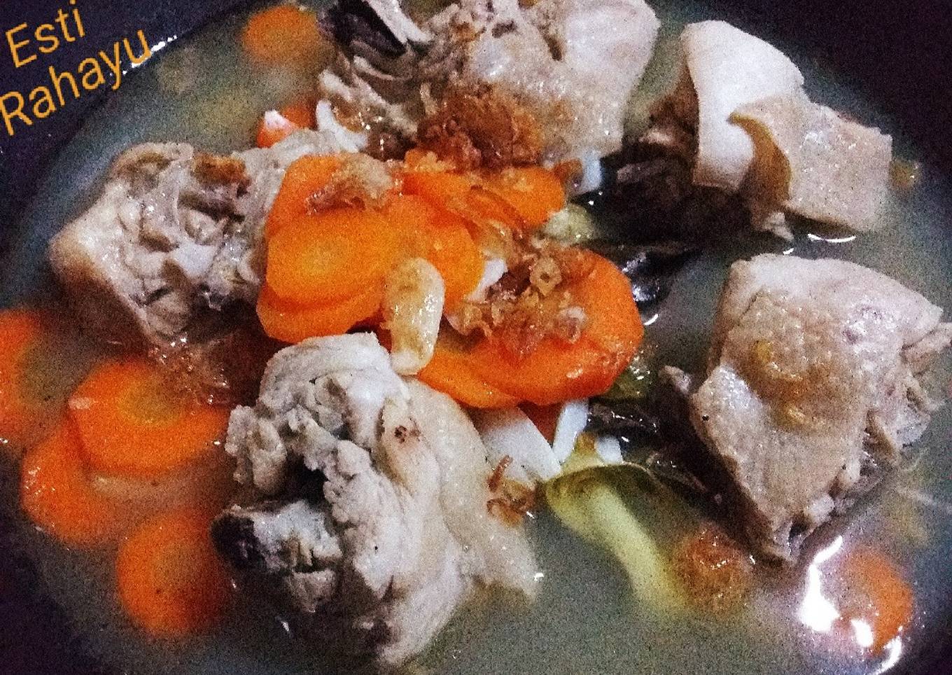 🥕🍗Sop Ayam ala Pak Min Klaten