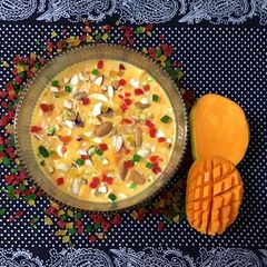 A picture of Mango custard.