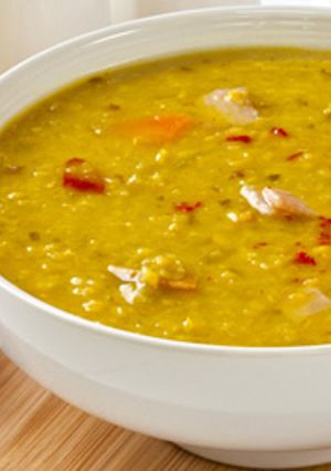 A picture of Vegetable Lentil Soup.