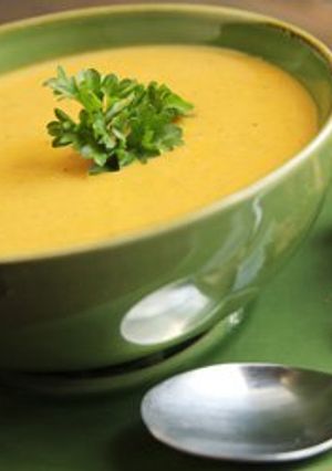 A picture of Vegetable Lentil Soup.