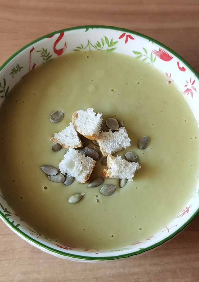 Una foto de Vichyssoise ligera