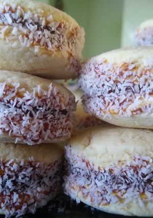 Una foto de Alfajores de almidón (maicena)