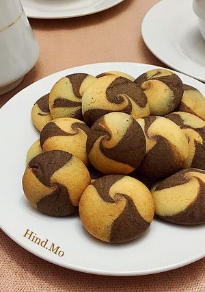 A picture of Duzatay Sweets (Turkish Swirl Cookies).