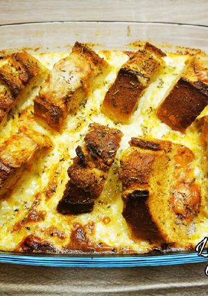 Une photo de Gratin de pain