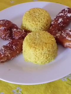 Szezámmagos csirke recept fotója