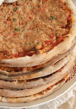 A picture of Light Sfiha (Low-Fat Meat Pies).