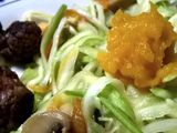 Spaguetti de zapallitos crudiveganos