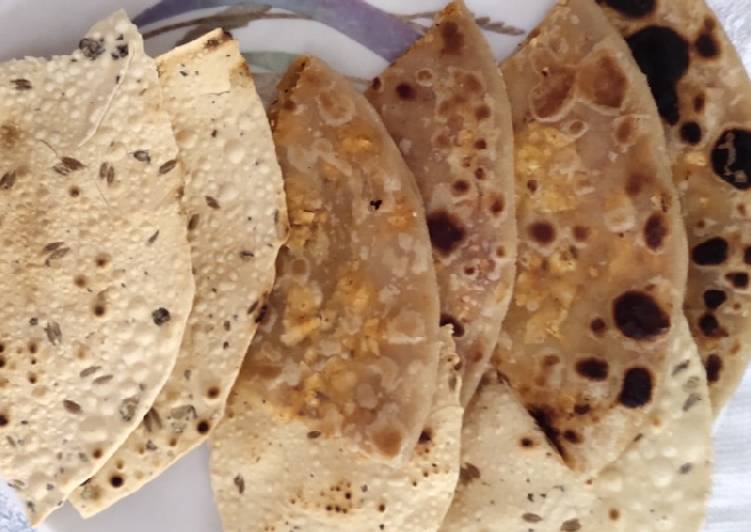 Papad paratha