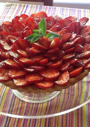Una foto de Tarta de frutilla