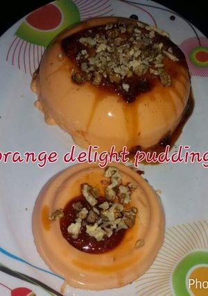 A picture of Orange pudding.