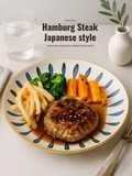 Hamburg Steak in Japanese Style