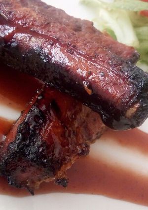 A picture of Pork chops.