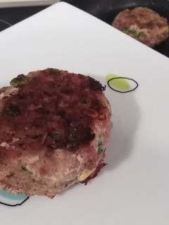 Foto principal de Hamburguesa de cerdo y espinacas
