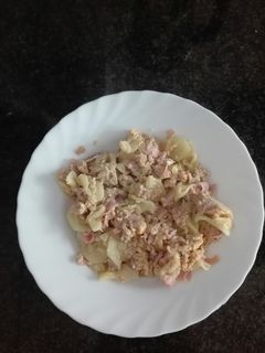 Una foto de Revuelto de calabacín