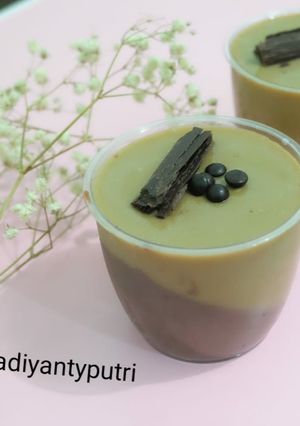 Foto resep Choco Coffee Silky Pudding