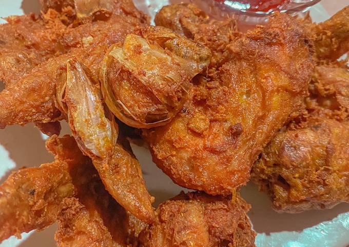 Resep Chicken wings bumbu bawang yang Enak